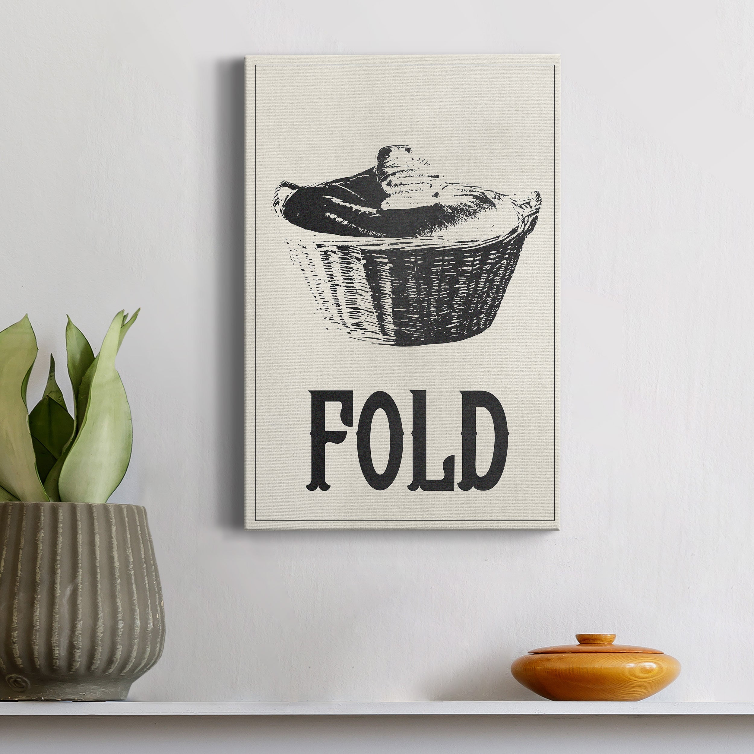 Vintage Laundry IV Premium Gallery Wrapped Canvas - Ready to Hang