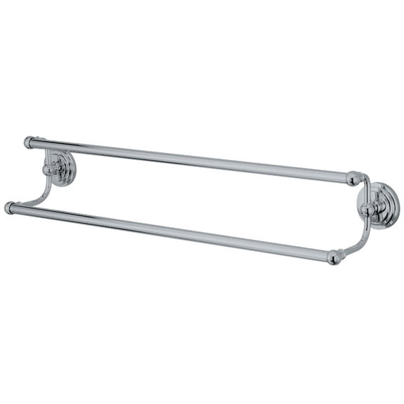 Kingston Brass BA271318C Milano 18-Inch Double Towel Bar in Polished Chrome