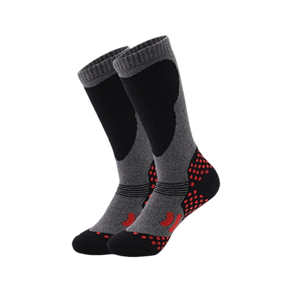 LIZENG Kids' Ski Socks for Boys & Girls Thermal Socks with Non Grips Colorful Ankle Support Socks Toddler Girl Show Socks