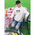 thumbnail image 2 of Peace Love America Hoodie Women -Image by Shutterstock, Female x-Large, 2 of 4