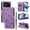 Purple, variant on For iPhone 17 Pro Flip Case Wallet Cover Embossed Kitten Pattern Premium Magnetic PU Leather Shell with RFID Blocking Card Slots Pocket Lanyard Stand Full Protective Phone Cover,Green