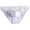 White, variant on Mens Bikini Underwear Cotton Low Rise Underwear Elastic Waist Stripe Briefs