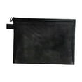 thumbnail image 1 of Bolsa organizadora de cosméticos y artículos de tocador, bolsa con cremallera de malla para niños, vacaciones y hombres Negro Grande jinwen Estuche cosmético de malla, 1 of 6