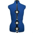 thumbnail image 4 of GEX 13 Dials Female Fabric Adjustable Mannequin Dress Form for Sewing, Mannequin Body Torso with Stand, Up to 70" Shoulder Height Blue (Medium), 4 of 8