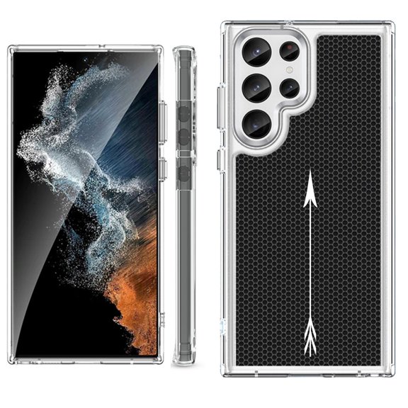 Shockproof Bumper Phone Case for Samsung Galaxy S23 Ultra 5G, by OneToughShield ® - Arrow