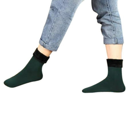 

Women Socks Fashion Solid Casual Comfort Warm Thicken Wool Sock