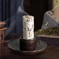 thumbnail image 3 of Soporte de incienso decorativo para salvia, cuenco de salvia blanca, cuenco para manchas para dormitorio, oficina, escritorio, sala de , comedor Negro, 3 of 8