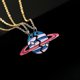 thumbnail image 2 of 2pcs Friendship Necklace Two Girls Necklaceplanet, Best Friend Birthday Gift Bff Necklace For 2---Product code 54368, 2 of 5
