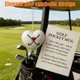 thumbnail image 3 of Golf Pocket Hug,Motivational Golf Ball Marker, Inspirational Golf Gift with Encouraging Message Card, Small Gift for Golf Lovers, Thoughtful Golf Present for Men and Women(2PCS), 3 of 7