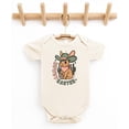 thumbnail image 3 of Howdy Easter Bodysuit for Baby Girls Spring Holiday Western Rabbit One-Piece Natural Bodysuit 12 Months, 3 of 4