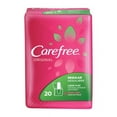 thumbnail image 2 of CAREFREE Original Regular To-Go Pantiliners, Fresh Scent 20 ea (Pack of 2), 2 of 9