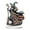 A, variant on Halloween Witch Acrylic Figurine Statue for Tabletop Mantel Shelf Home and Party Decor