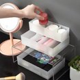 thumbnail image 4 of Drawer Organizer Tray, Plastic Divided Bins for Office and Home Storage, Stackable Design with Detachable Partition, 4 of 7