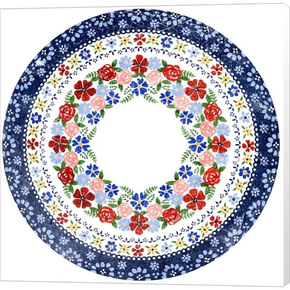 Great Art Now Azure Blume III by Victoria Borges, Canvas Wall Art, 24W x 24H