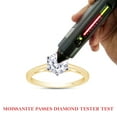 thumbnail image 6 of AFFY 1 Carat 6.5MM Moissanite Diamond Solitaire Engagement Ring for Women 14K Yellow Gold over Silver-4.5, 6 of 6