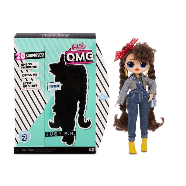 Muñeca de moda L.O.L. ¡Sorpresa! O.M.G. Busy B.B. con 20 Surpris
