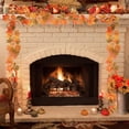 thumbnail image 1 of Enredaderas de Hojas de Arce Artificiales para Decoración de Halloween y Acción de Gracias, 175 Cm | Plástico Multicolor | para Uso Interior y Exterior | 1 Unidad, 1 of 6