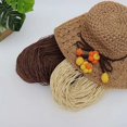 thumbnail image 2 of 500g 400m 10Colors Raffia Paper Yarn Natural DIY Hat Handbag Purse Basket Rattan Knitting Crochet Material, 2 of 7