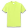 thumbnail image 2 of Zfeel High Visibility Safety T-Shirt, Pure Dry Fit Hi Vis Work Shirts | Safety Neon Green 5.1 oz 100% Polyester Crew Neck Tee, Size 2XL, Pack of 5, 2 of 5