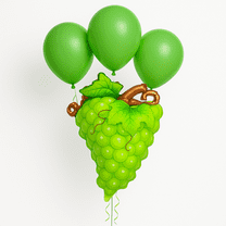 Grape Shape Foil Balloon - Juicy Fun for Your Grape-tastic Party!