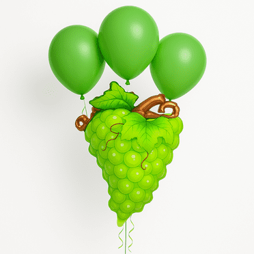 Grape Shape Foil Balloon - Juicy Fun for Your Grape-tastic Party!