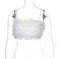 thumbnail image 2 of 1Pc Women Sexy Vest Delicate Bandeau Bra Waistcoat for Autumn Winter (White Size S), 2 of 3