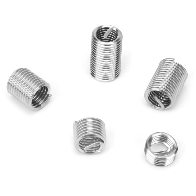 Insert de Fil Enroulé, Insert Fileté, Insert Hélicoïdal, Insert de Réparation de Fil Durable, pour Accessoires d'Atelier de Quincaillerie d'Atelier