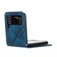 thumbnail image 4 of Funda de cuero con estampado de líneas para Samsung Galaxy Z Flip4, 4 of 4
