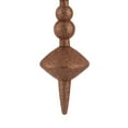 thumbnail image 3 of Vickerman 12" Coral Glitter Cupola Finial. This long finial ornament adds depth and texture to any holiday decorating project. Made with shatterproof plastic. Includes 3 pieces per bag., 3 of 5