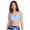 Brilliant Blue, variant on Women's Cooling Cotton Blend Wirefree Full Coverage Molded Cup Bra