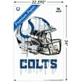 thumbnail image 2 of NFL Indianapolis Colts - Drip Helmet 20 Wall Poster, 22.375" x 34", 2 of 4