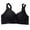 Black, variant on RMGVDSD Wireless Bras for Women No Underwire Hole Cup Small Chest Gathered Adjustment Bras Women's Thin Full Coverage Comfort Bra