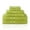 Green, variant on Honeycomb 100% Combed Cotton 500GSM Solitaire Border 6-Piece Towel Set Charcoal