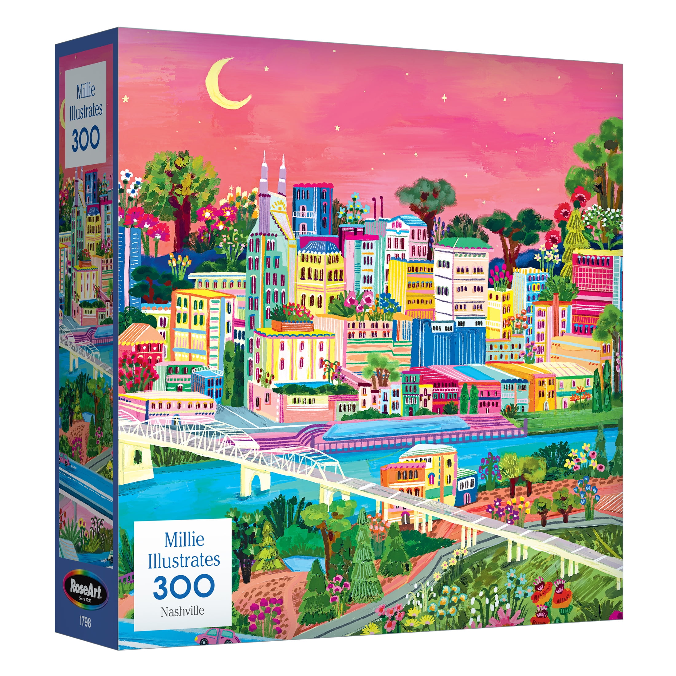 RoseArt - Illustrations modernes 300 pièces - Nashville- Puzzle emboîtable pour adulte
