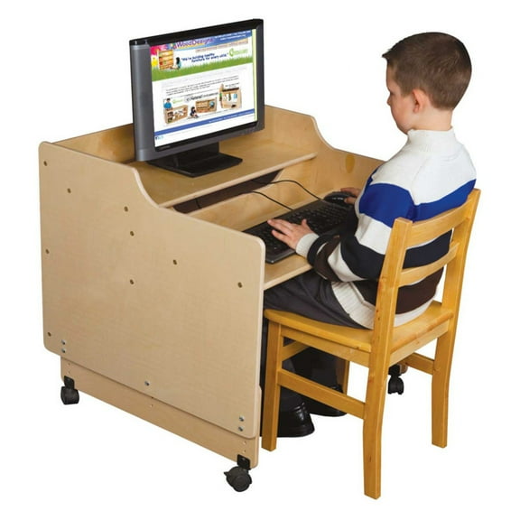 Wood Designs Contender 30 in. Mobile Computer Desk
