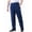 Navy Blue, variant on Men’s Athletic Pants, Zipper Fly Secure Zip Pockets, Straight Leg, Quick Dry Workout Commute Pants Black XL