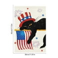 thumbnail image 3 of Btomtd Independence Day Garden Flag Garden Flag Double Sided USA Flag USA 4th July Independence Day Home Farmhouses Decor 12x18 Inch, 3 of 6