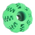 thumbnail image 2 of Bola molar de sandía con lunares para mascotas, juguete interactivo giratorio para perros, color verde, 2 of 12