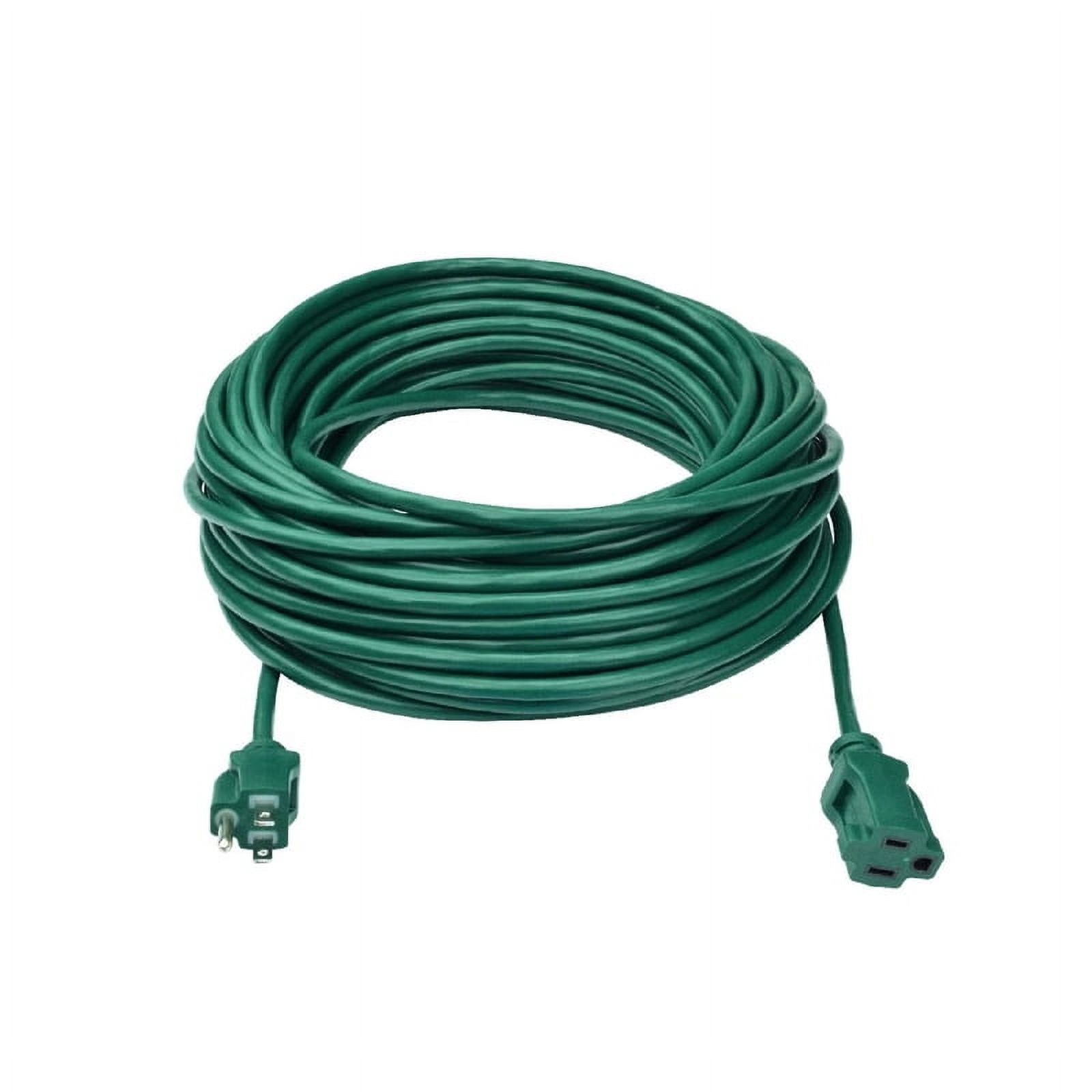 Prime EC880633 80' 16/3 SJTW Green Landscape Extension Cord