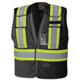 thumbnail image 1 of 6933BK Hi-Viz Safety Tear-Away Vest, 1 of 8