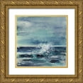 thumbnail image 1 of Shanti, Shima 26x26 Gold Ornate Wood Framed with Double Matting Museum Art Print Titled - Celeste and Sea Arise, 1 of 4