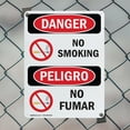thumbnail image 5 of (2 Pack) No Smoking OSHA Danger Sign 10 Inch X 14 Inch Indoor / Outdoor Rust-Free Aluminum Metal Signs for Workplace, Workshop, and Construction Site, Made in the USA, 5 of 8