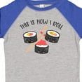 thumbnail image 4 of Inktastic Kawaii How I Roll Sushi Boys or Girls Toddler T-Shirt, 4 of 5