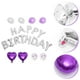 thumbnail image 2 of KAKOWELY 1 juego de globos de feliz cumpleaños, globos decorativos de cumpleaños, juego de globos para fiesta, 2 of 4