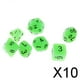 thumbnail image 1 of 10x 7 Piezas Dados de Múltiples Caras Que Brillan en La Oscuridad para Accesorios de Barra de, 1 of 7