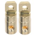 thumbnail image 1 of Screw Ring Terminal, Battery Cable Ends Tight Wire Fit 2PCS  For Audio Modification 0GA For 0-2GA, 1 of 8