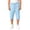 Light Blue, variant on Swanpen Kids Cropped pants Linen Drawstring Capri Pants 5-12Y Loose Straight Leg Casual Trousers for Boys Girls Multi Color