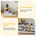 thumbnail image 3 of BEAMNOVA 2 Pcs Spice Rack Organizer, 3-Tier Non-Skid Seasoning Storage Shelf for Kitchen Pantry Cabinet Countertop, 3 of 7