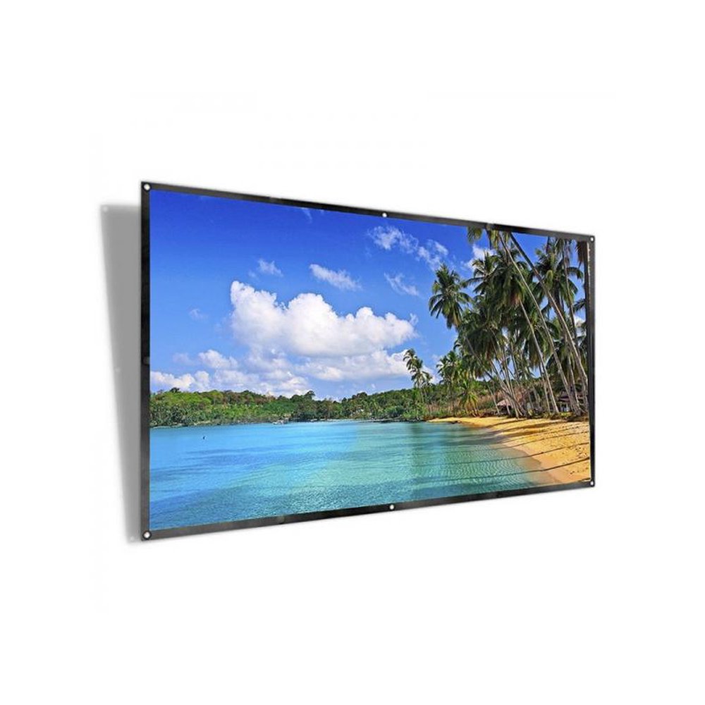 60/72/84/100/120/150inch Portable Projector Screen 169 HD Folding