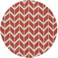 thumbnail image 6 of Hauteloom Roodhouse Wool Living Room, Bedroom Area Rug - Transitional - Coral, Peach - 3'6" x 5'6", 6 of 6